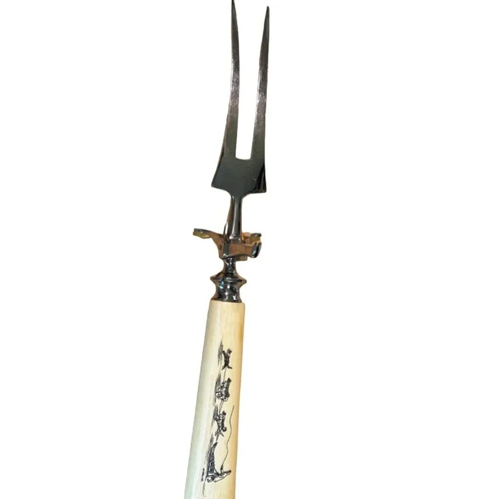 Vintage Rare Henley & Co Stainless Carving Set Made in Germany 1940's‎